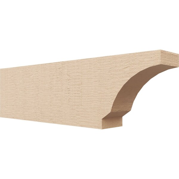 Ekena Millwork 4in. W x 8in. H x 28in. L Moab Woodgrain TimberThane Rafter Tail, Primed Tan RFTUR04X08X28MOARCPR - main